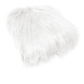 NNEDSZ Mia Luxury Long Hair Faux Fur Throw Rug 127 x 152 cm White