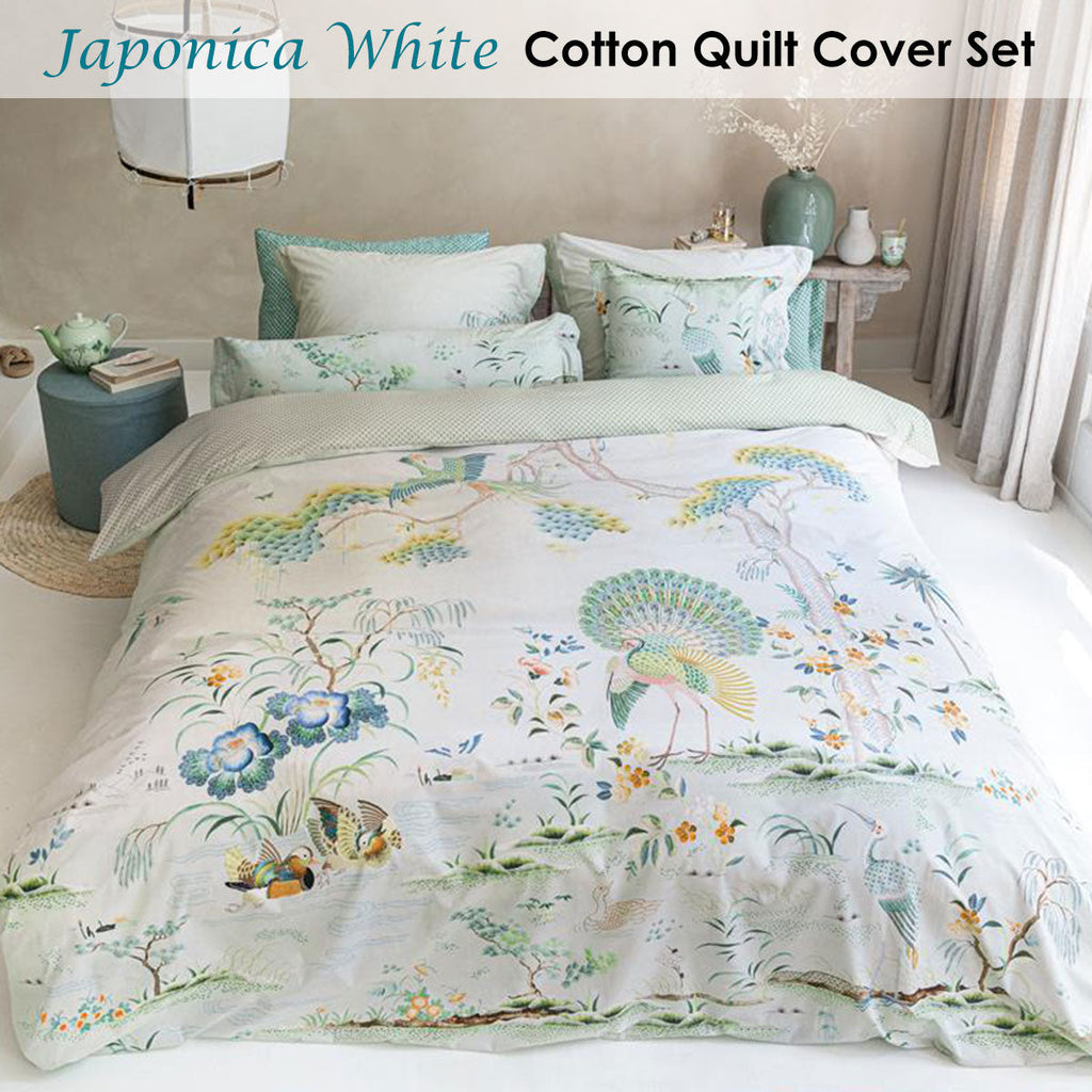PIP Studio Japonica White Quilt Cover Set King-1