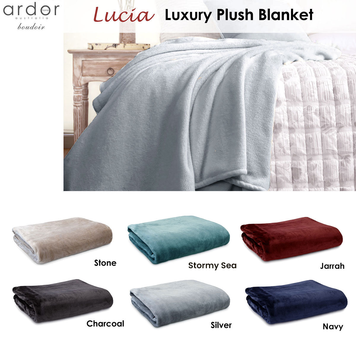NNEDSZ Luxury Push Blanket Silver King