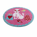 NNEDSZ Jiggle & Giggle Born To Shop Floor Rug Round 80 cm Diameter