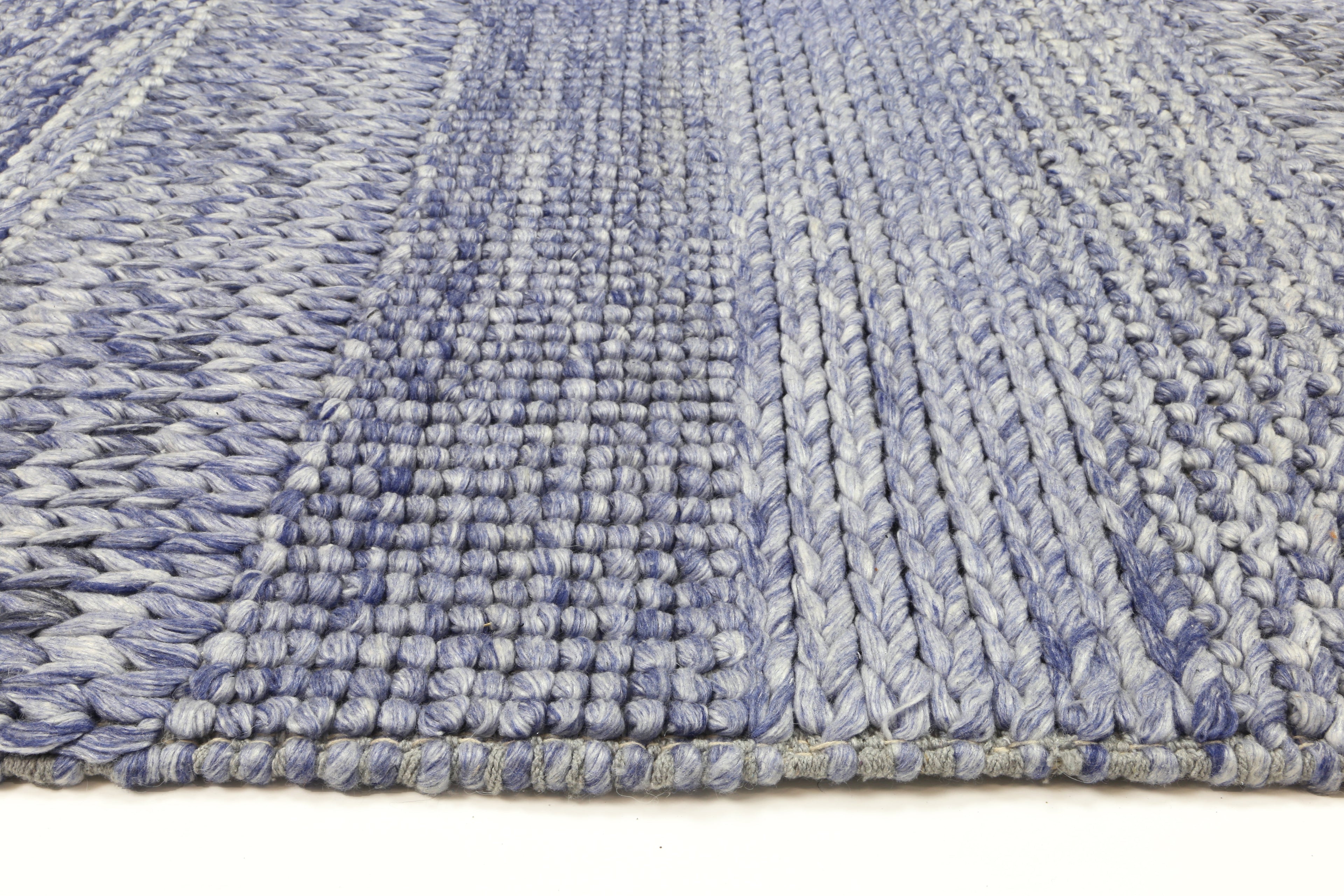 NNEDSZ Grace Blue Wool Blend Rug 160x230
