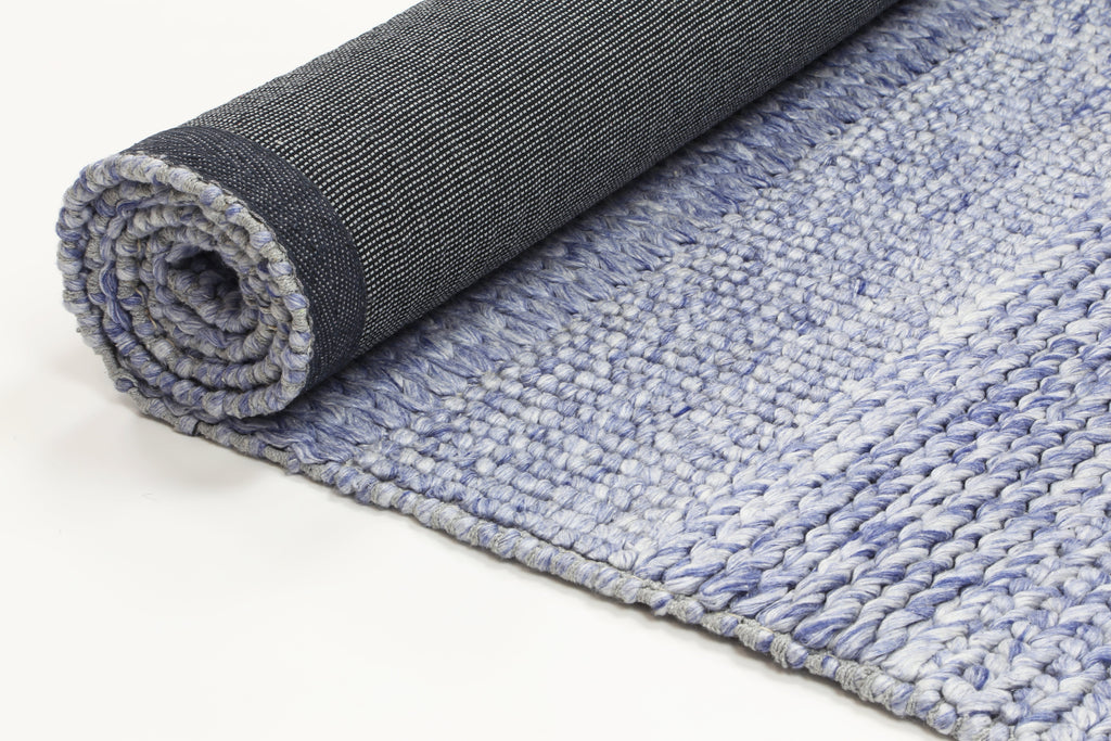 NNEDSZ Grace Blue Wool Blend Rug 160x230
