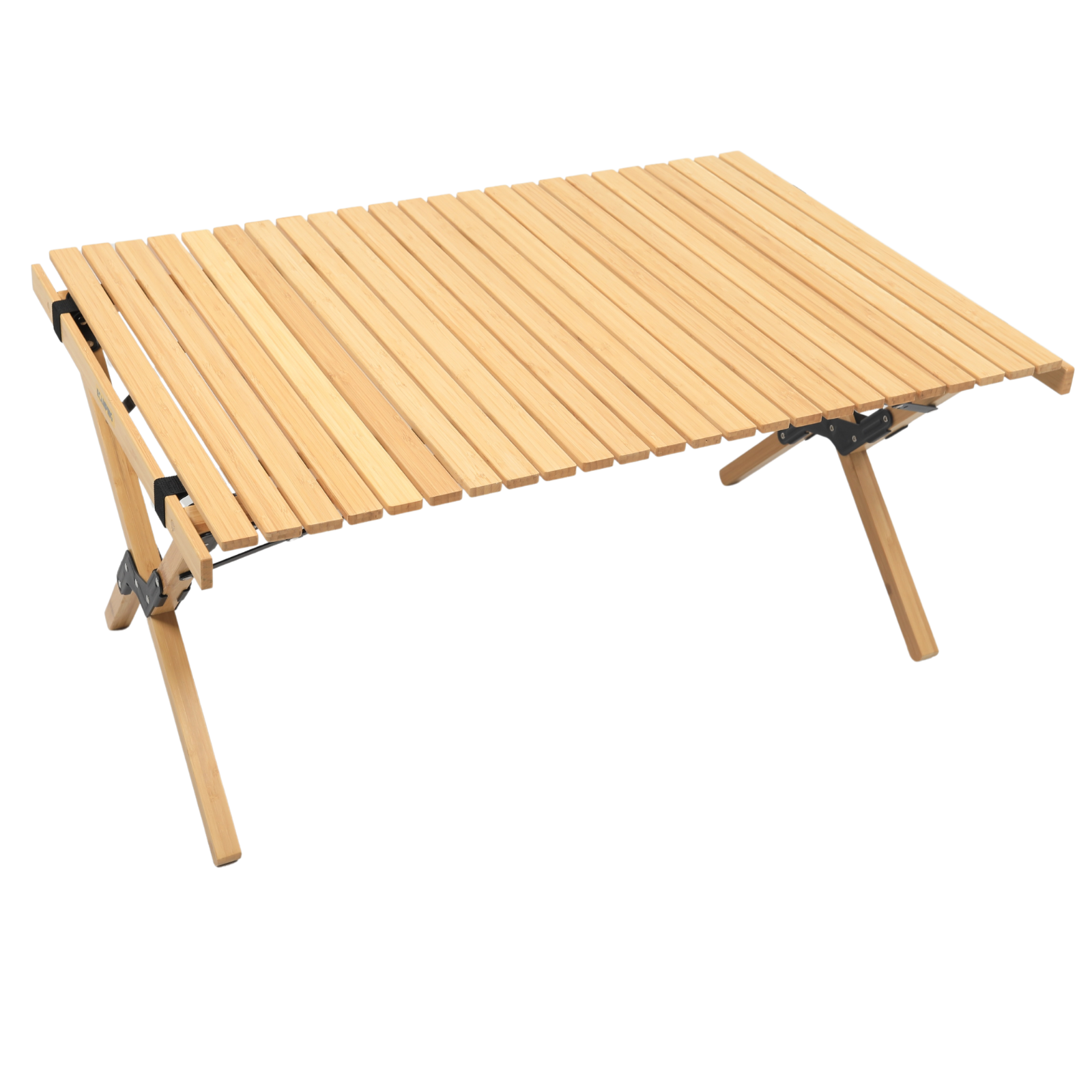 3 Chairs & 1 Table Set Bamboo Camping Folding Portable Outdoor Picnic Travel BBQ-2