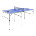152cm Portable Tennis Table, Folding Ping Pong Table Game Set