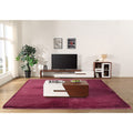 NNEDSZ 230x200cm Floor Rugs Large Shaggy Rug Area Carpet Bedroom Living Room Mat - Burgundy