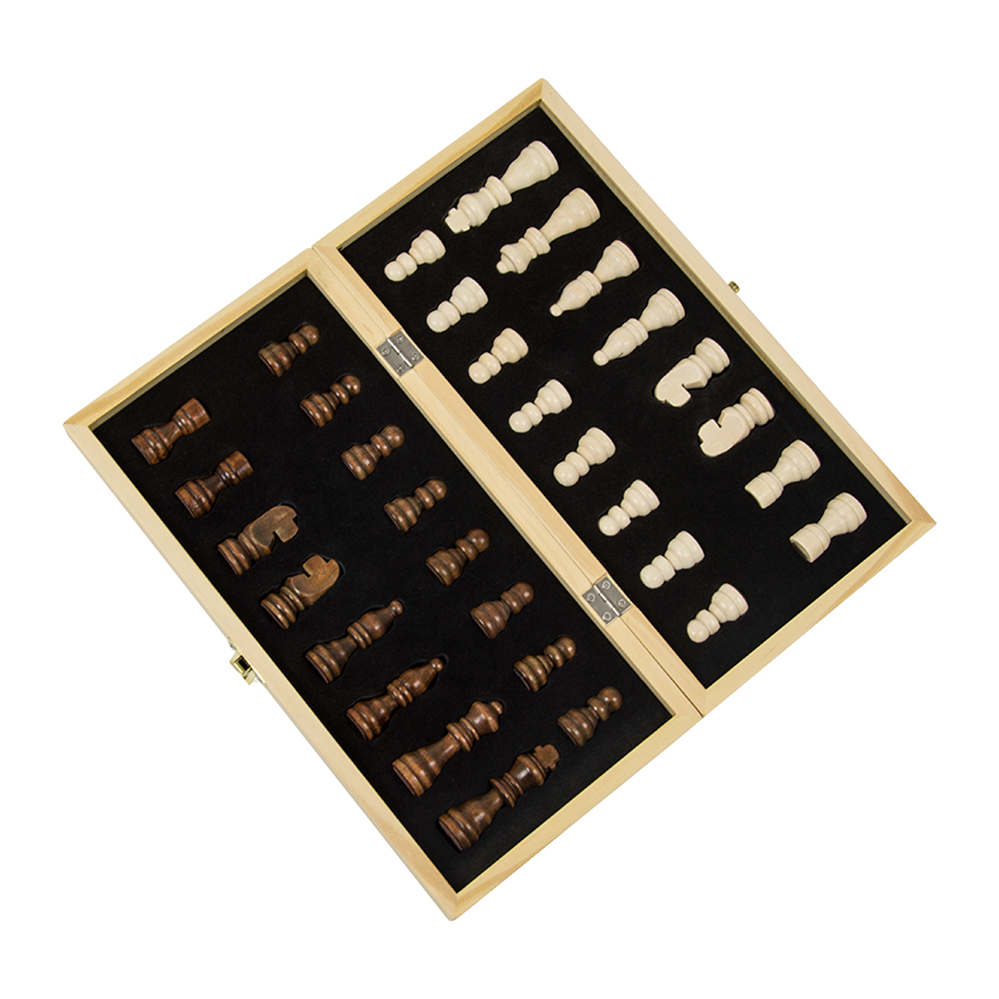 NNEDSZ Chess Board Games Folding Large Chess Wooden Chessboard Set Wood Toy Gift