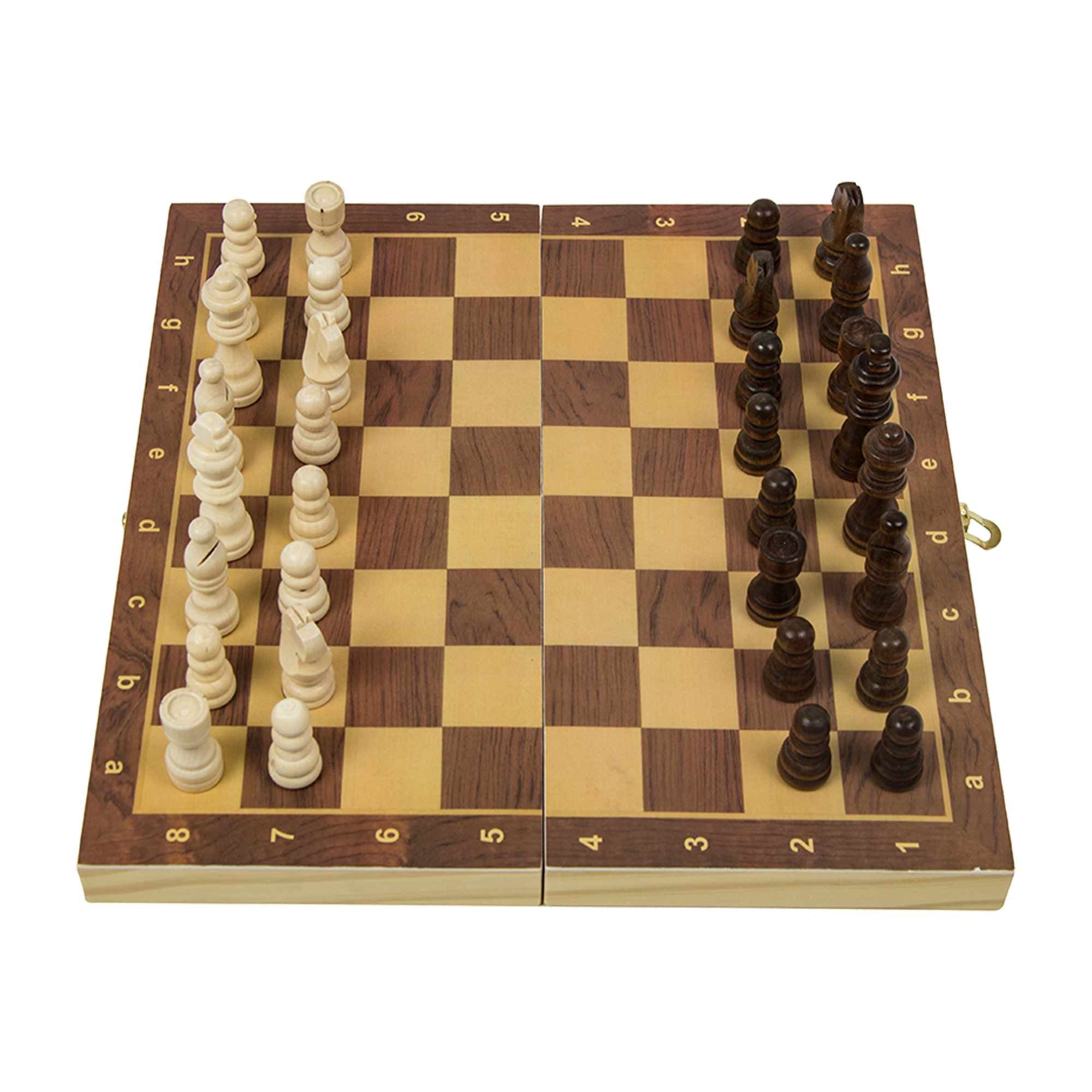NNEDSZ Chess Board Games Folding Large Chess Wooden Chessboard Set Wood Toy Gift