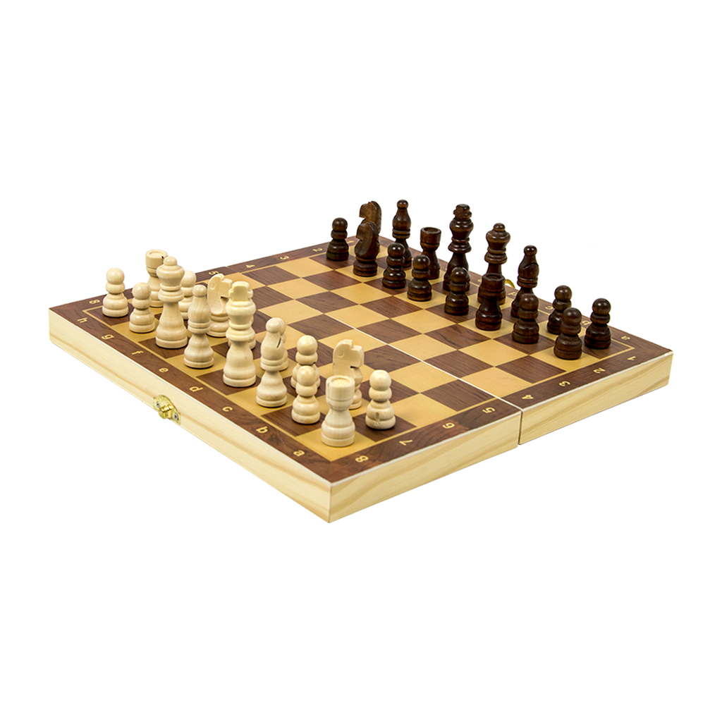 NNEDSZ Chess Board Games Folding Large Chess Wooden Chessboard Set Wood Toy Gift