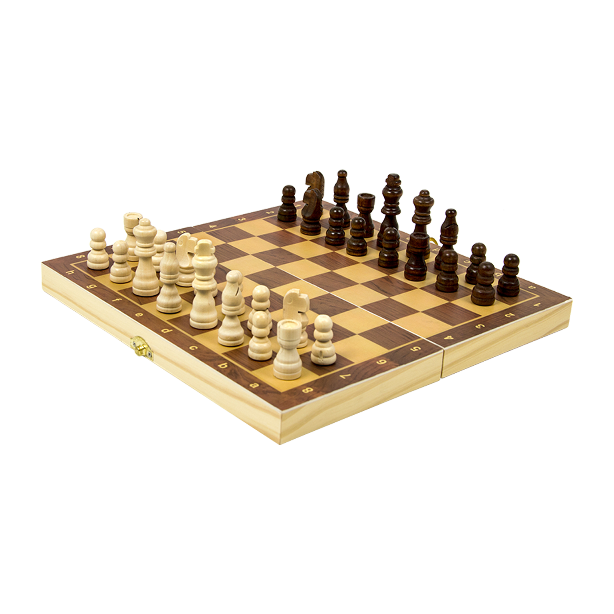 NNEDSZ Chess Board Games Folding Large Chess Wooden Chessboard Set Wood Toy Gift
