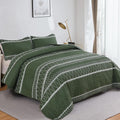 NNEDSZ Elegant Quilted Bedspread and Pillowcases Set: Perfect for a Luxe Bedroom Feel - Queen size