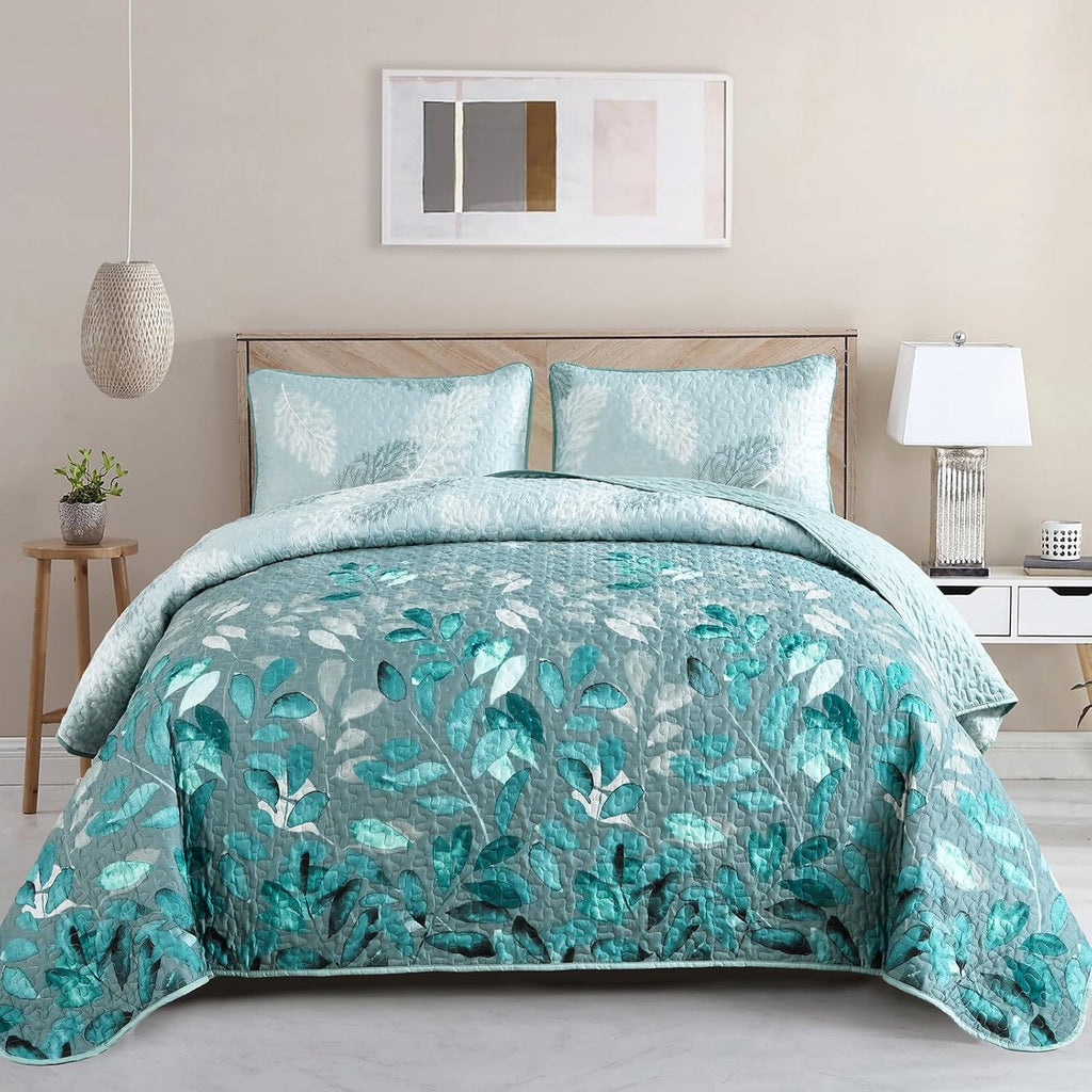 NNEDSZ Crafted Quilted Bedspread and Pillowcases Set: A Testament to Elegance - Queen size