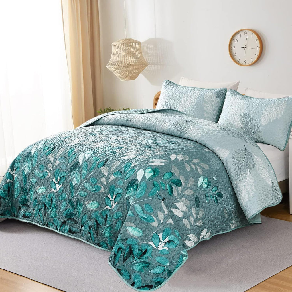 NNEDSZ Crafted Quilted Bedspread and Pillowcases Set: A Testament to Elegance - Queen size