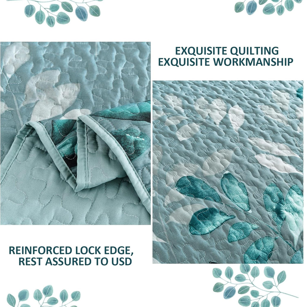 NNEDSZ Crafted Quilted Bedspread and Pillowcases Set: A Testament to Elegance - Queen size
