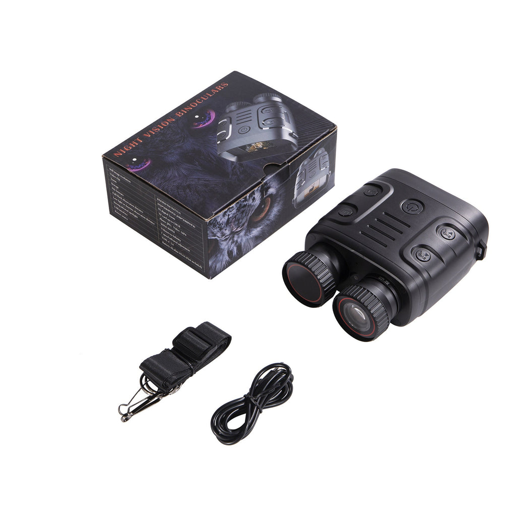 NNEDSZ R18 Digital Night Vision Binoculars - HD 1080p, Infrared, 5x Zoom, 7-Level Infrared, 2.4" Screen, Perfect for Hunting and Outdoor Adventures