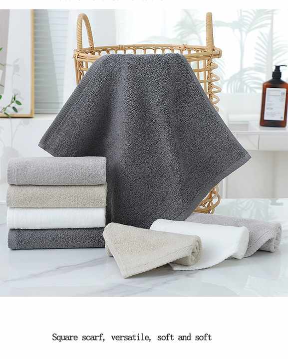 NNEDSZ White Premium Cotton Towel Set - 6 Pieces, Soft & Absorbent Bath Towels for Adults