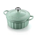 BUYDEEM Enameled Cast-Iron Dutch Oven-0