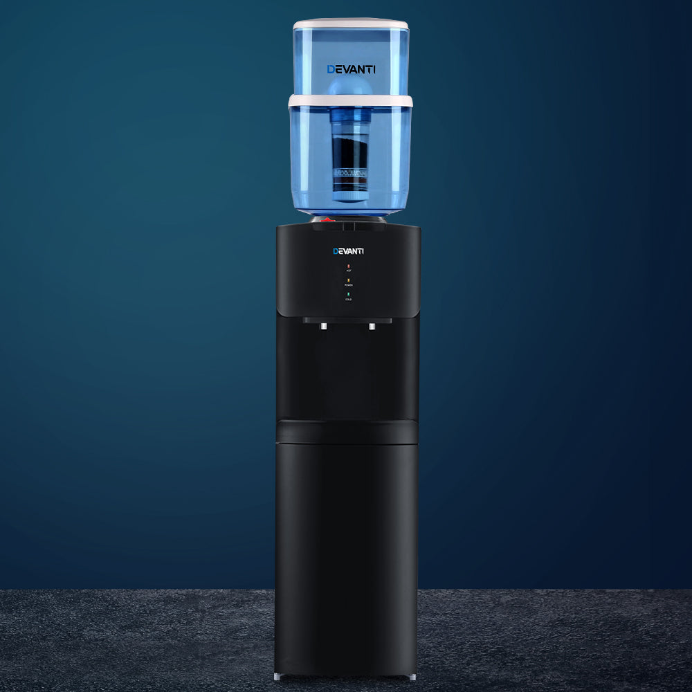 NNEDSZ Water Cooler Chiller Dispenser Bottle Stand Filter Purifier Office Black