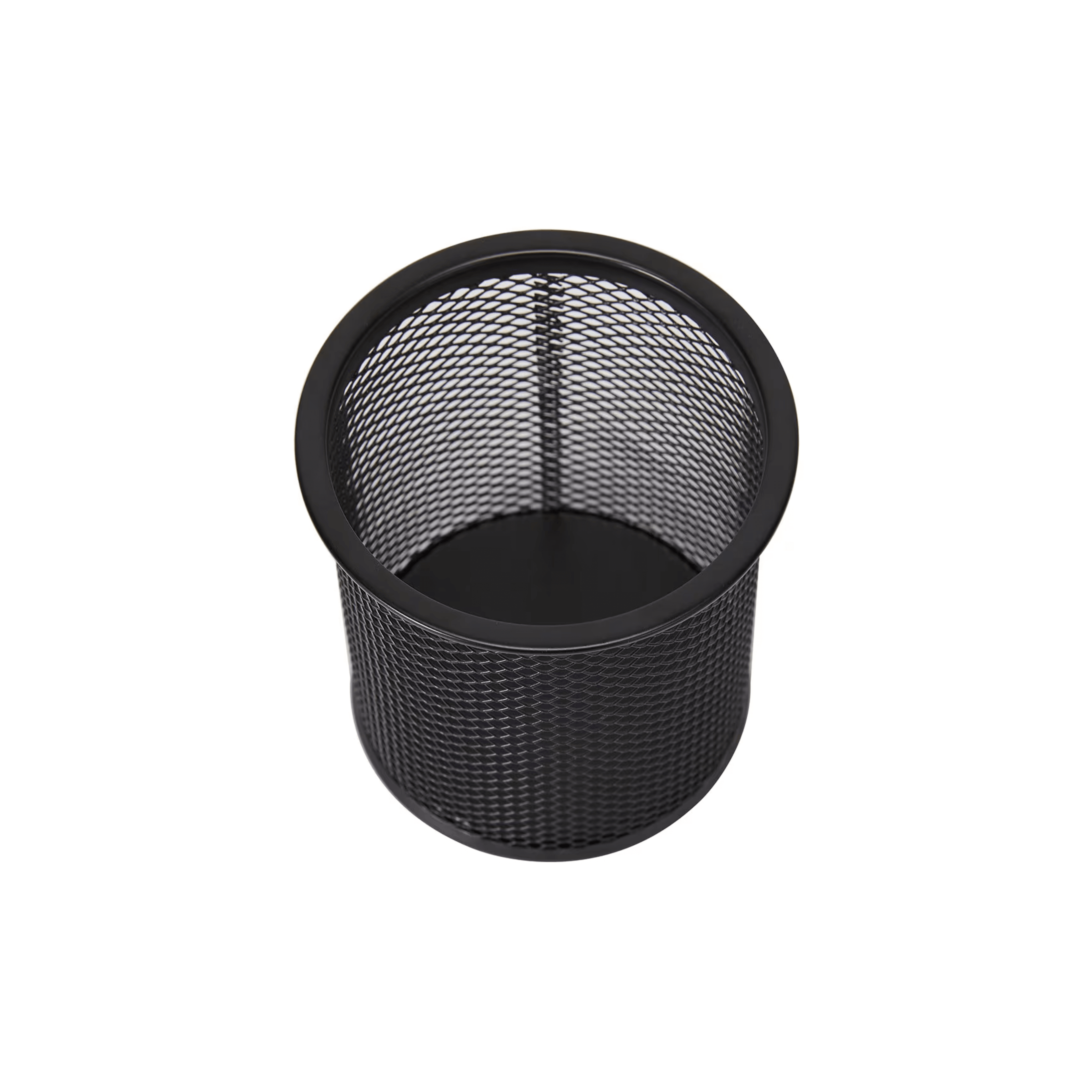 Black Mesh Pen Cup for Desk Organisation-0