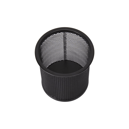 Black Mesh Pen Cup for Desk Organisation-0