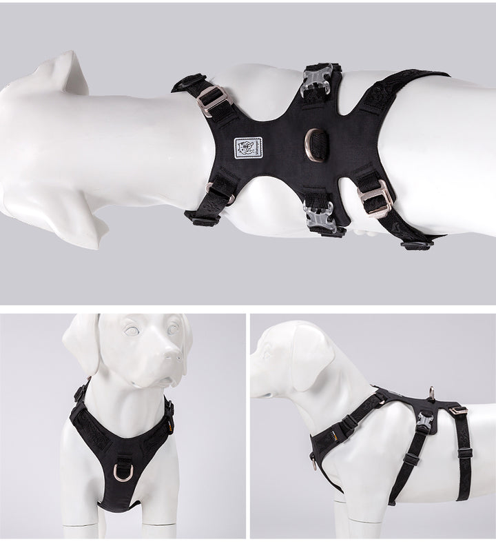 Whinhyepet Dog Harness - Black, 2XS-1