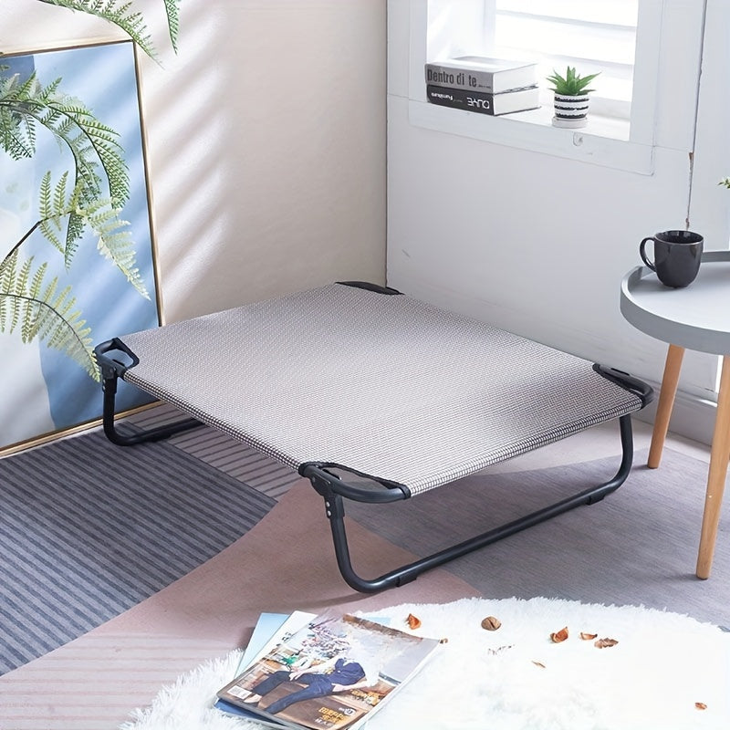 NNETM Foldable Pet Bed with Removable Cushion-1
