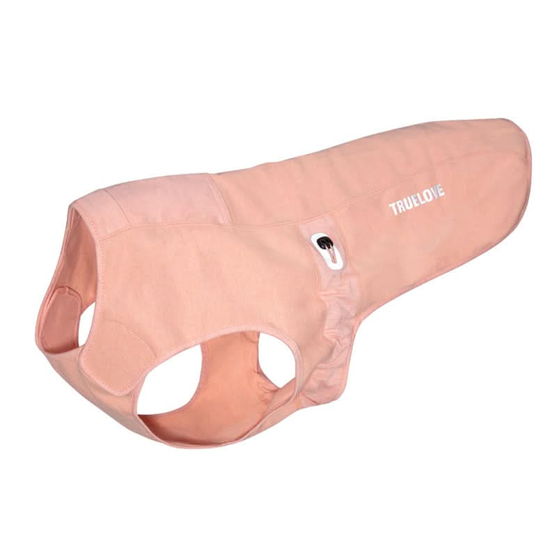 True Love Dog Coat - Dusty Pink, M-0