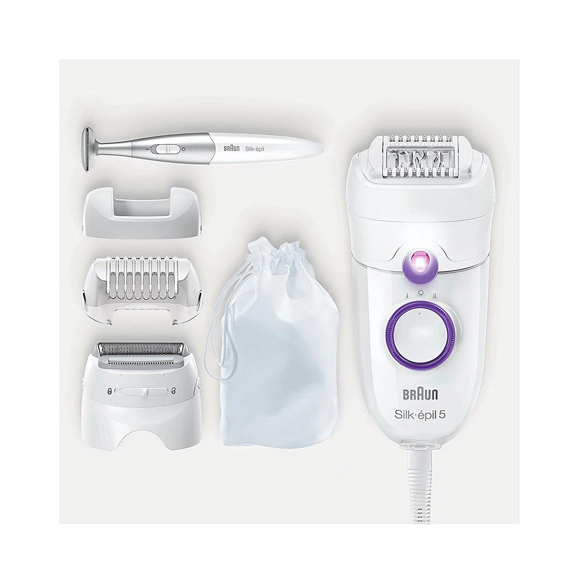 Braun Silk-épil 5 825 Power 28 csipeszek Fehér, Lila-0