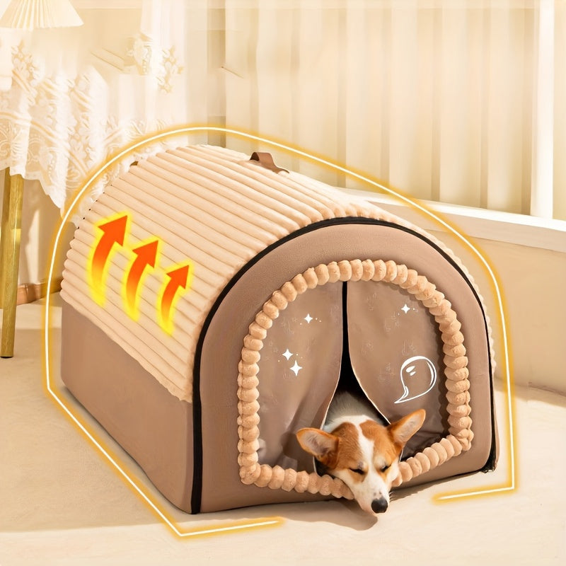 NNETM All-Season Pet Bed Kennel for Small to Large Pets-2