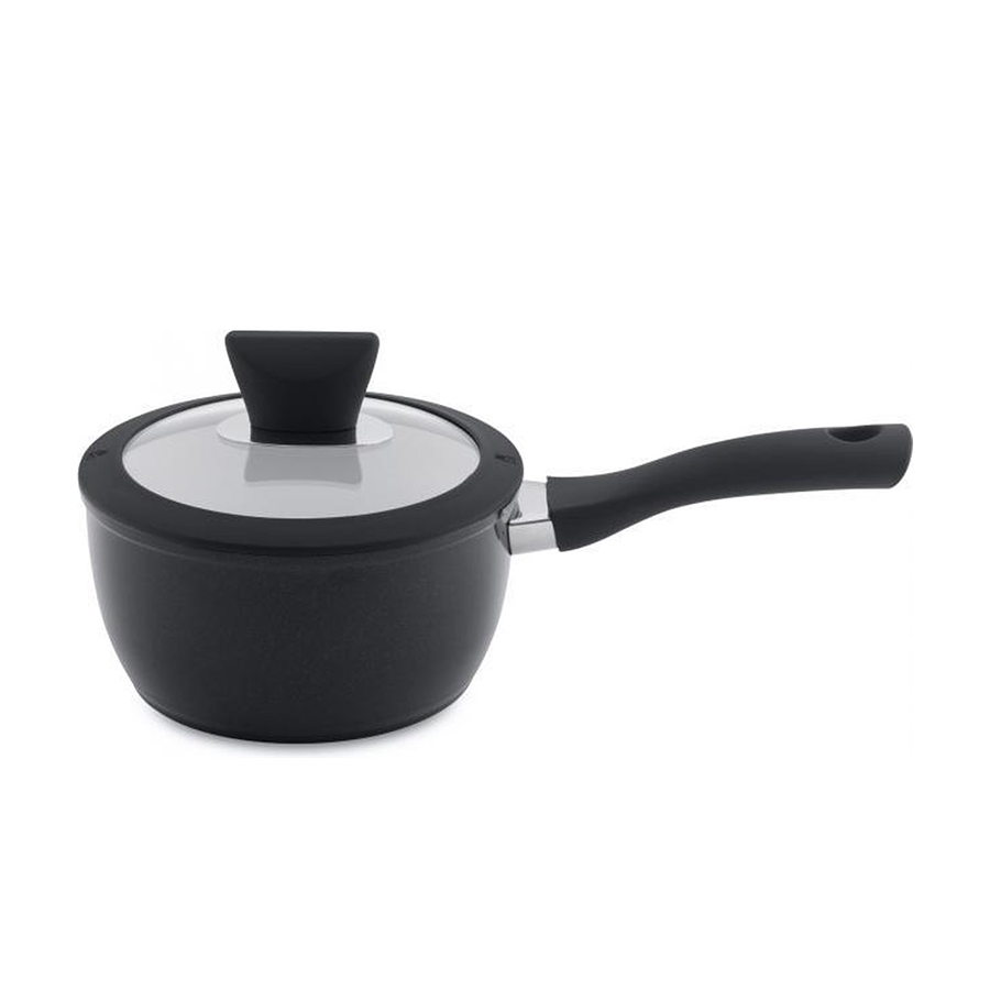 Berghoff Eclipse Ceramic Black Saucepan with Lid ø16cm-0
