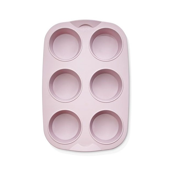 IRIS szilikon muffin sütőforma 6 darabhoz, szürke, fekete vagy piros színű SL-3208-0