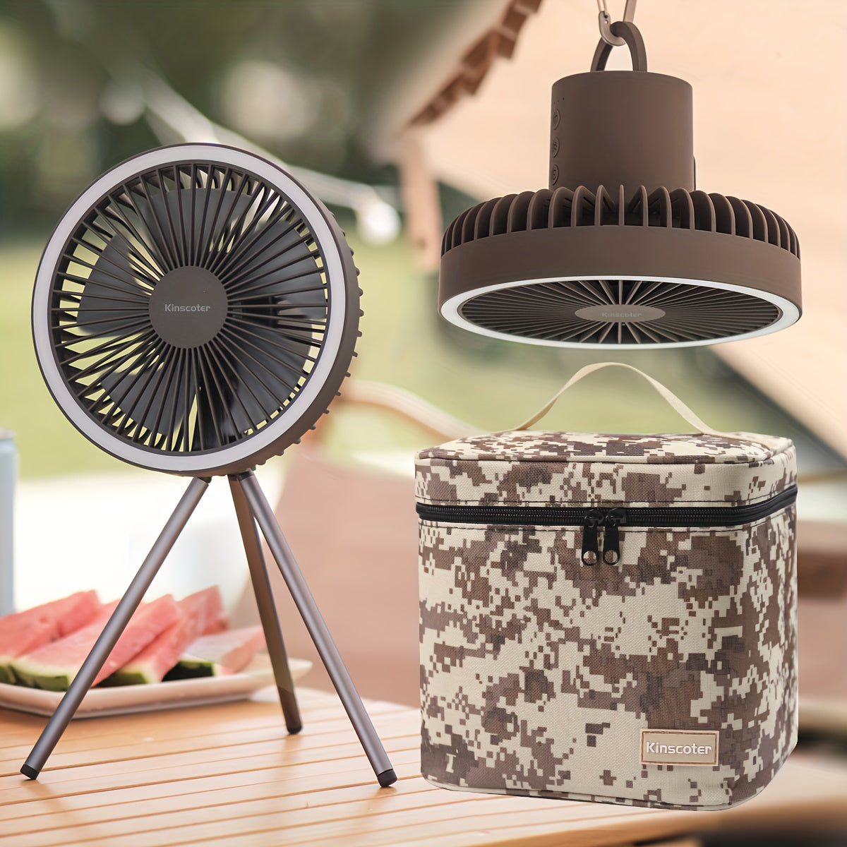 NNETM 10000mAh Rechargeable Camping Fan