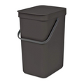 Brabantia Sort & Go 16 literes hulladékgyűjtő szemetes - Sötétszürke-0