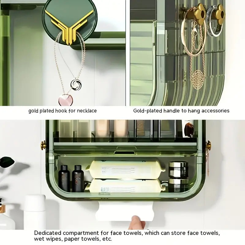 NNETM space-saving Wall Floating Bathroom Cabinet