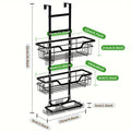 NNETM 3-Tier Over-the-Door Rustproof Bathroom Shower Caddy