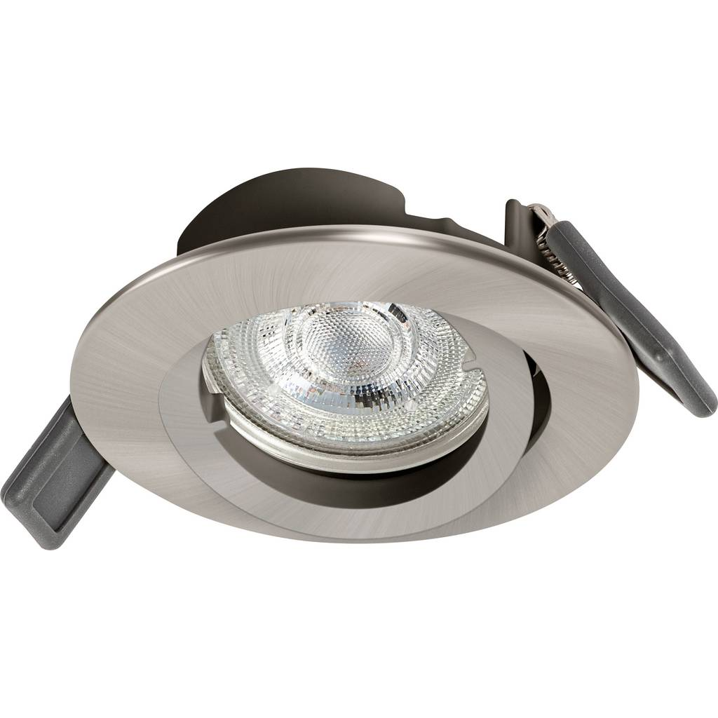 Osram Spotlight Recess Set Incl.  LED 4.3W GU10 Brushed Nickel LED-es mennyezeti lámpa GU10 4.30 W Nikkel (matt) (4099854444548)-0