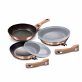 Berlinger Haus Metallic Line Rose Gold Edition 5 részes serpenyő szett levehető nyéllel (BH/7054)-0