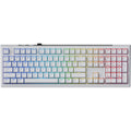 Ducky One X Wireless RGB Mechanical Keyboard (White, US Layout (QWERTY), Inductive, 100%, Hot-Swappable, PBT, 2.4 GHz | Bluetooth | USB-C)-0