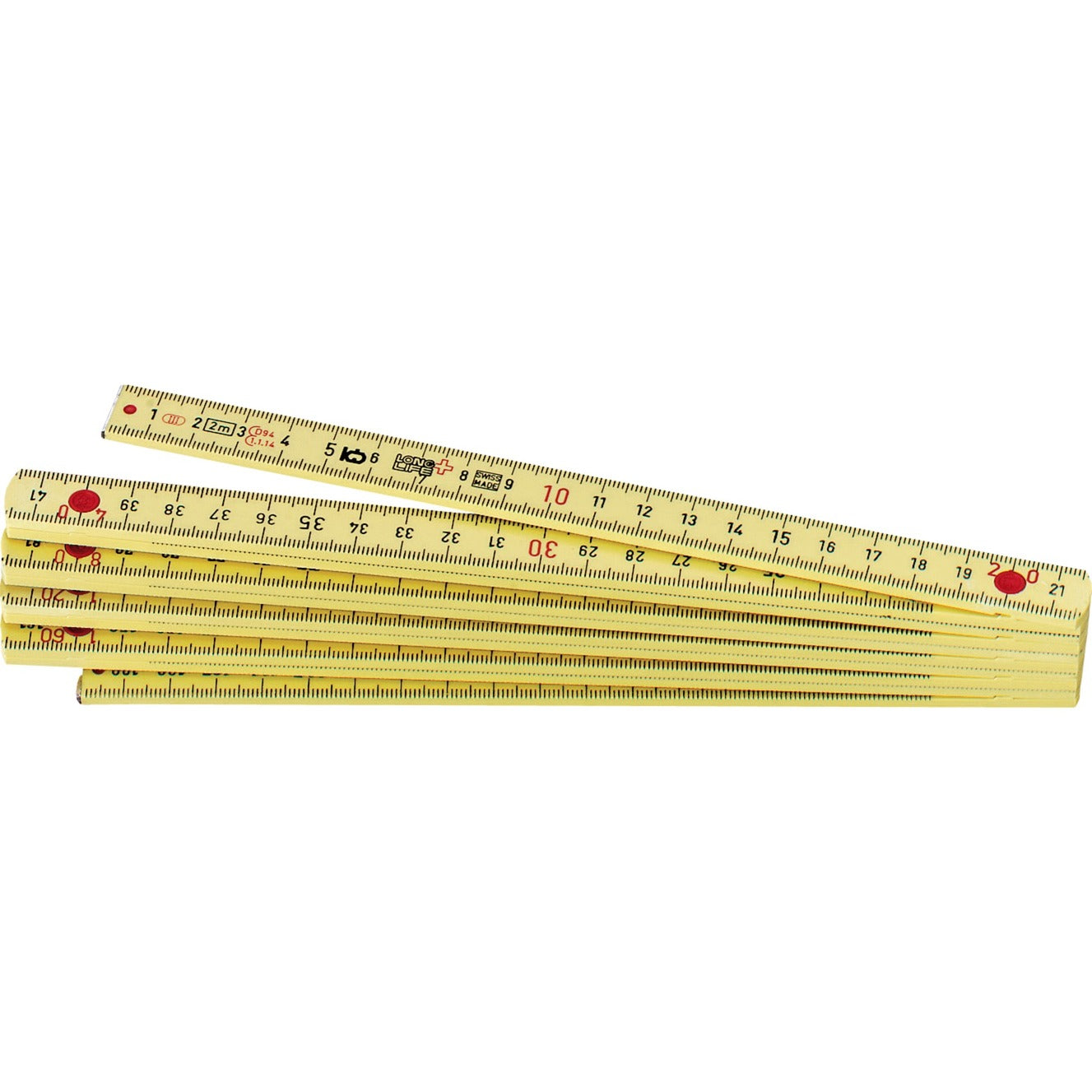 Stanley fiberglass folding ruler (2m - 15mm)-0