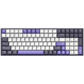Iqunix f97 lavandin wireless mechanical keyboard, gaming keyboard (lavender, US layout, Cherry MX Brown, RGB LEDs, 96%, hot-swappable, PBT, 2.4ghz | Bluetooth 5.1 | USB-C)-0
