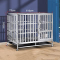 Heavy Duty Stainless Steel Dog Kennel Crate