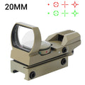 Tactical Riflescope Optics Red Green Projected Dot