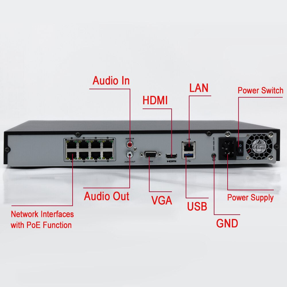 Hikvision 8MP IP Camera Kits