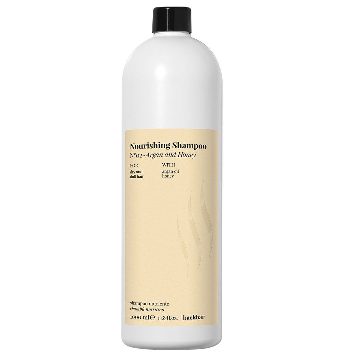 Farmavita backbar nourishing shampoo n°02 argan and honey 1000ml-0