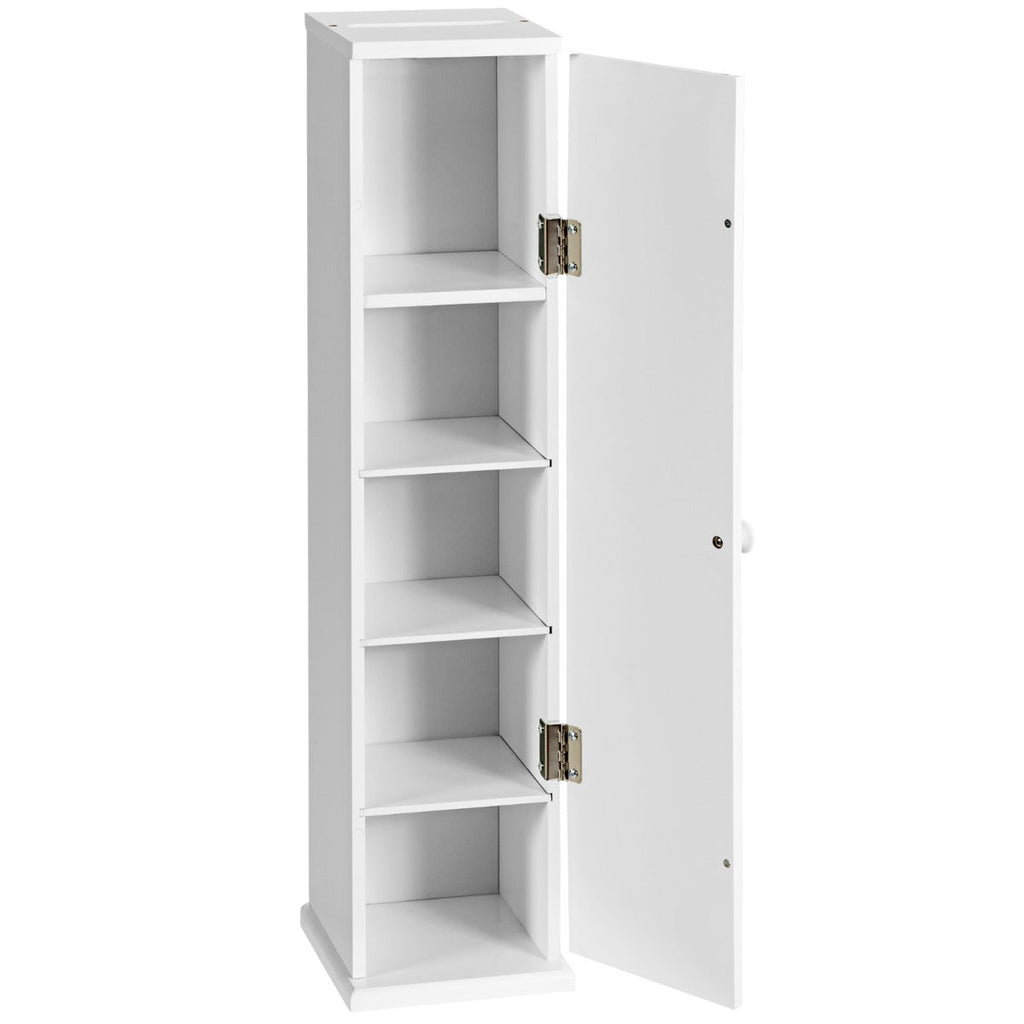 NNECW Bathroom Storage Cabinet with 3 Detachable Shelves for Bedroom/Living Room/Bathroom
