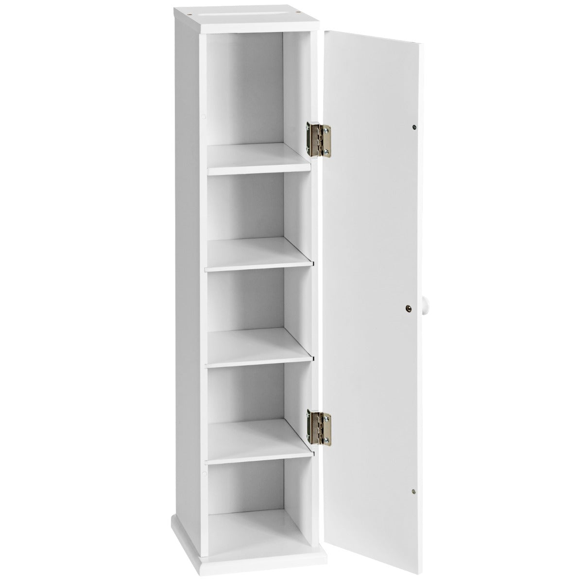 NNECW Bathroom Storage Cabinet with 3 Detachable Shelves for Bedroom/Living Room/Bathroom