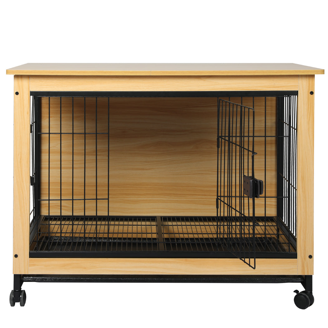 PaWz Wooden Wire Dog Kennel Side End XL X-Large-0