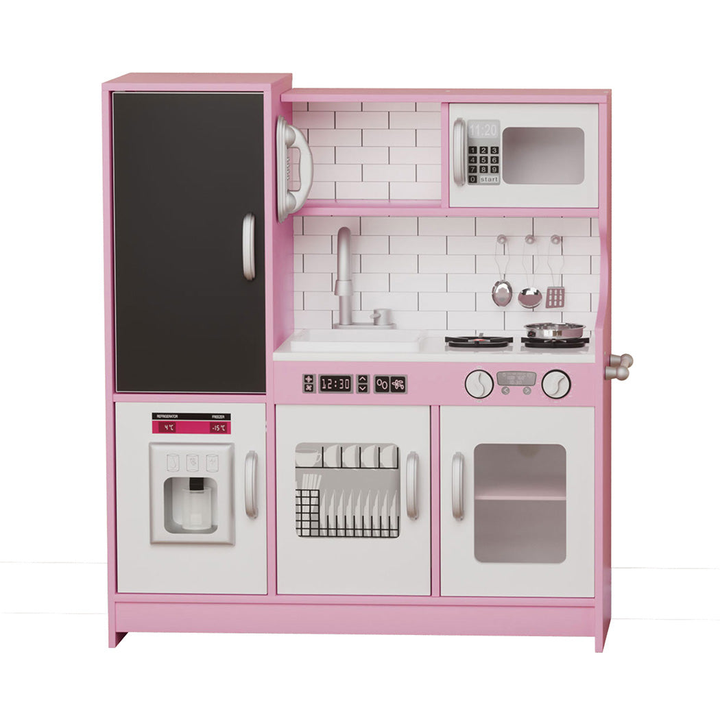 Bopeep Kids Kitchen Set Wooden Pretend Play Cooking Toy-0