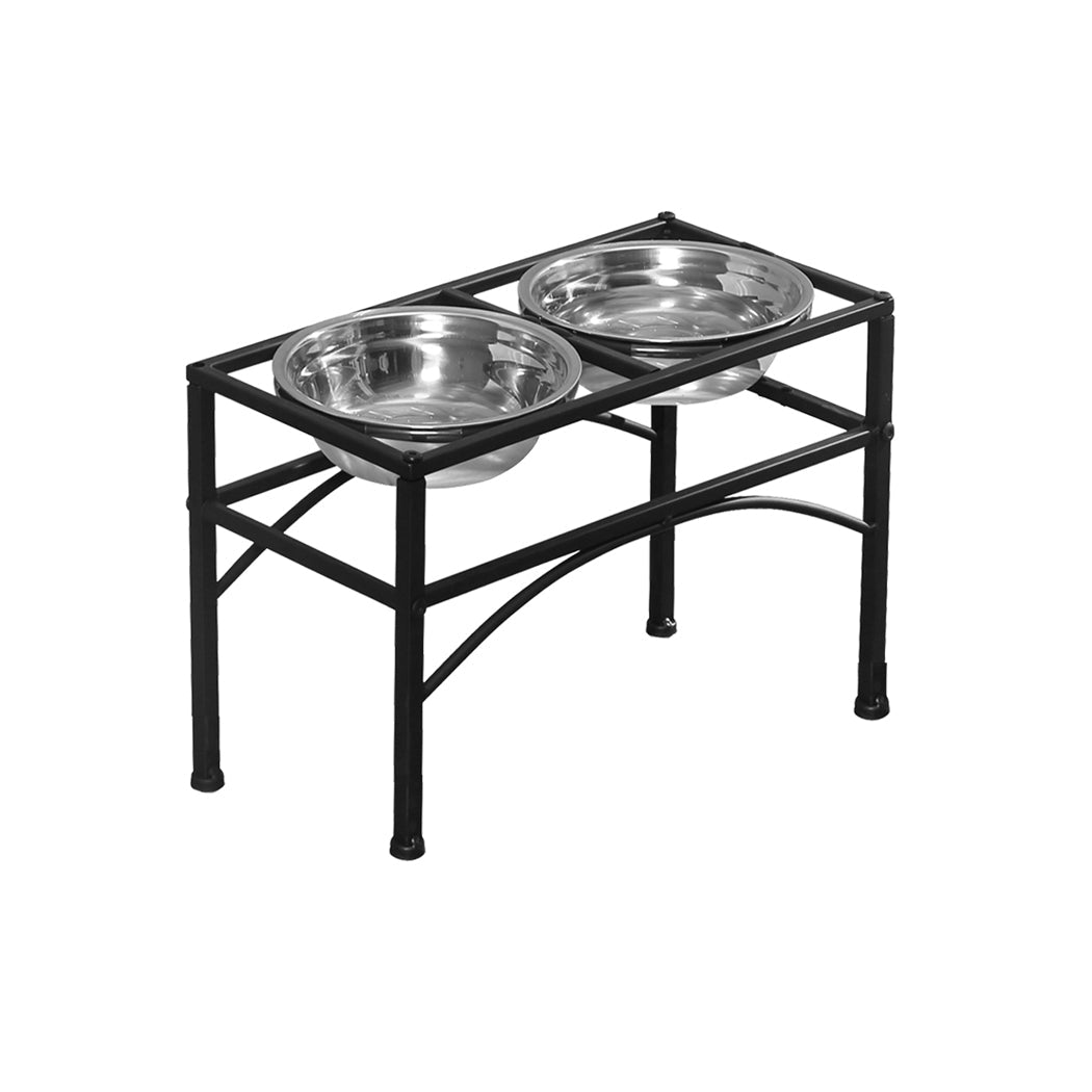 NNEIDS PaWz Dual Elevated Raised Pet Dog Feeder Medium-0