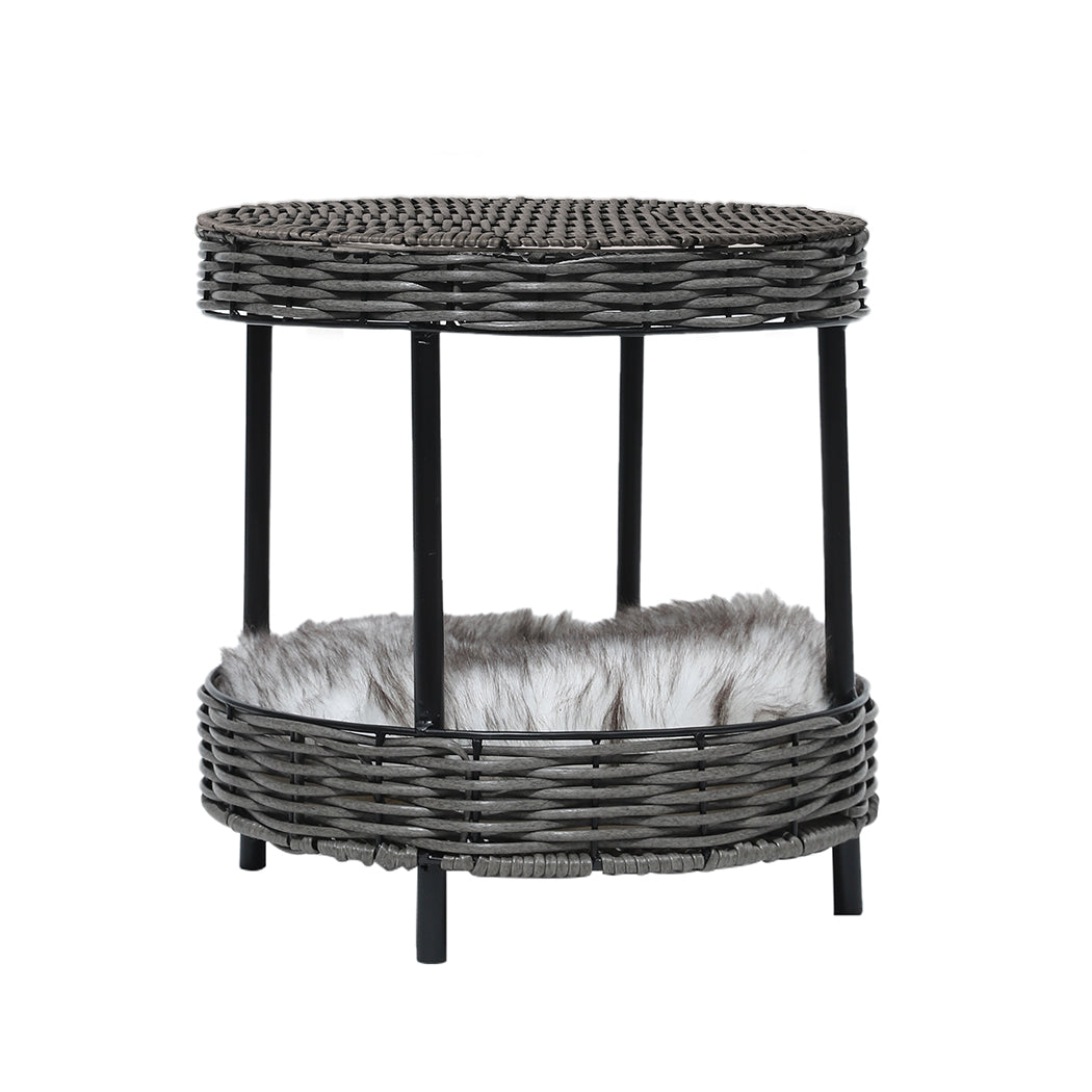 PaWz Rattan Pet Bed Elevated Raised-0