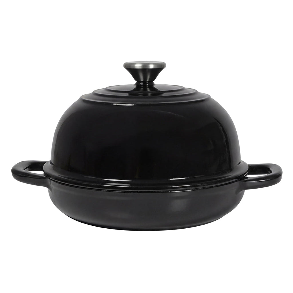 Toque Enamelled Cast Iron Dutch Oven Pot Sourdough Bread Baking Kitchen 24cm-0